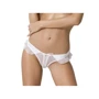 Трусики в горошек, с рюшами и шнуровкой Fatin Thong white L/XL - Passion