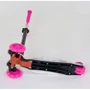 Самокат триколісний MAXI "Best Scooter" пластмасовий, трубка керма алюмінієва Pink / White / Black (83266): Максимальне допустиме навантаження, кг 60