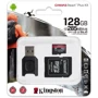 Карта памяти Kingston 128GB microSDXC Class 10 UHS-II U3 V90 A1 Canvas React Plus + SD adapter + USB reader (MLPMR2/128GB): Тип карты MicroSDXC
