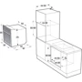 Духовой шкаф электрический Gorenje BS737EX: Размеры 59.5х59.7х54.7
