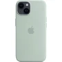 Чохол для iPhone Apple iPhone 14 Plus Silicone Case with MagSafe - Succulent (MPTC3ZE/A): Матеріали Силикон