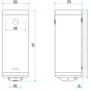 Бойлер Aquahot Slim 80 л, сухой ТЭН 1,5 кВт (142608180105041): Мощность, кВт 1.5