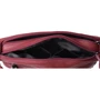 Женская сумка через плечо Borsa Leather красная (K1840-red): Застежка Молния