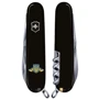 Мультитул Victorinox Huntsman Ukraine 91мм/15 функцій/чорний /Герб України зі стрічкою (1.3713.3_T1010u): Тип мини-мультитул