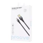 Кабель Proove USB Cable to Lightning Double Way Weft 2.4A 1m Black (CCDW20001101): Тип USB Cable - Lightning