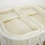Постельный комплект для двойни 14 эл. Twins 4000-T-403-02, Сердечки, бежевый