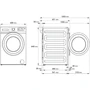 Стиральная машина Beko WTV 8734 XCM: Тип загрузки фронтальная