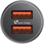 Зарядное устройство Baseus USB Car Charger Small Screw Quick Charge 36W Black (CAXLD-B01): Кабель в комплекте отсутствует