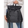 Женский рюкзак Sambag RollTop 0SH черный (24211001): Застежка Молния