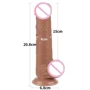 Фаллоимитатор LoveToy Sliding-Skin Dual Layer Dong 8" Brown