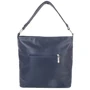 Жіноча сумка-мішок Laskara сіра (LK10203-grey-navy): Матеріал Штучна шкіра