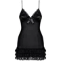 Сексуальный комплект Obsessive Blackbella chemise, S/M
