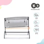 Приставная кроватка-люлька Kinderkraft Bea Grey (KLBEA000GRY0000) фото 7