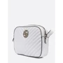 Женская сумка кросс боди Guess Kamryn белая (HWBQ6691120-WHI): Фактура Стеганая, Матовая, Гладкая