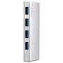 Адаптер Belkin Adapter Ultra-Slim Metal 4xUSB3.0 + USB-C Cable Silver (F4U088vf): Дополнительные разъемы USB OTG