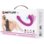 Вибратор с вакуумным стимулятором Pretty Love Alex Purple