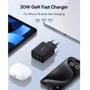 Зарядное устройство Baseus Wall Charger 2xUSB+USB-C Cube Fast Charger 30W Cluster Black (P10111402113-00) фото 13