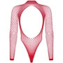 Сетчатое боди Obsessive B126 red XL/XXL