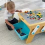 Деревянный игровой стол для конструкторов KidKraft Building Bricks (17512): Материал пластик, дерево