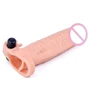 Насадка с вибрацией LoveToy Pleasure X-Tender Vibrating Penis Sleeve Flesh Add 2", Flesh