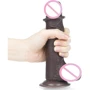 Фаллоимитатор LoveToy Sliding-Skin Dual Layer Dong 7" Black