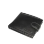 Чоловіче портмоне DNK Leather чорне (N992L-CCF BLACK): Формат гаманця вертикальний