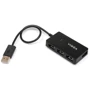 Адаптер Vinga Adapter USB to 4xUSB2.0 Black (VHA2A4): Колір черный
