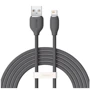 Кабель Baseus USB Cable to Lightning Jelly Liquid Silica Gel Fast Charging 2.4A 1.2m Black (CAGD000101)