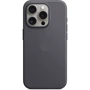 Чехол для iPhone Apple iPhone 15 Pro FineWoven Case with MagSafe - Black (MT4H3ZM/A): Тип чехла накладка на заднюю часть
