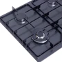 Варочная поверхность газовая Perfelli HGM 61614 BL: Количество конфорок 4