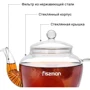 Заварочный чайник Fissman 600 мл (9447): Цвет прозрачный