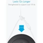 Кабель ANKER USB Cable to Lightning Powerline II V3 3m White (A8434H21) фото 4