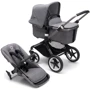 Универсальная коляска 2 в 1 Bugaboo Fox3 Graphite/ Grey Melange/ Grey Melange