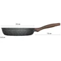 Сковорода Fissman Grandee Stone 26x5.8 см (4418): Дополнительно Ручка с отверстием для подвешивания, Ненагревающаяся ручка, Индукционное дно