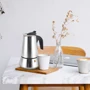 Кофеварка гейзерная Kamille KM-0550 200мл/4 порции: Цвет серебристый