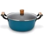 Каструля Fissman Seagreen з кришкою 28x12 см 6 л (4015)