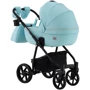 Коляска 2 в 1 Adamex Hybryd Plus кожа 100% BR335 голубой (623691): Ширина шасси 61.5 см
