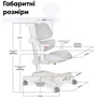 Дитяче крісло Mealux Space Air Grey (Y-609G): Регулювання Глубины сиденья, Высоты сиденья