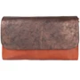 Жіноча сумка через плече Laskara коричнева (LK-DD220B-cognac-bronze): Тип ручки Зі знімним ременем, Без ручки, Плечовий ремінь