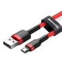 Кабель Baseus USB Cable to microUSB Cafule 2m Red (CAMKLF-C09): Тип USB Cable - microUSB