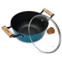 Каструля Fissman Seagreen з кришкою 24x11 см 4 л (4014): Діаметр, см 24