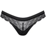 Трусики Obsessive Chemeris panties Вlack, XS/S