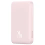 Внешний аккумулятор Baseus Power Bank 6000mAh Magnetic Wireless 20W Pink (PPCX020004): Особенности быстрая зарядка, Индикатор заряда, беспроводная зарядка