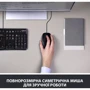 Комплект проводной Logitech MK120 USB UA Black (920-002563): Подключение проводное