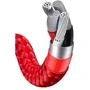 Кабель Baseus USB Cable to Lightning/microUSB/USB-C Tiger 3.5A 1.2m Red (CASX010009) фото 4