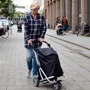 Сумка-тележка ShoppingCruiser 3 Wheels 47 Black: Габариты 97x56x46 см