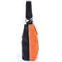 Женская сумка-мешок Laskara разноцветная (LK10205-black-orange): Стиль Повседневный (Casual)