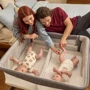 Дитяче ліжечко для двійні Chicco Next2Me Twins (87077.68): Стінка, що опускається Есть