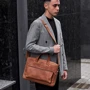 INCARNE Handmade Leather Laptop bag Biz Cognac for MacBook 13-14": Тип аксессуара сумка