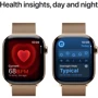 Apple Watch Series 10 42mm GPS + Cellular Gold Titanium Case with Gold Milanese Loop (MX083)
